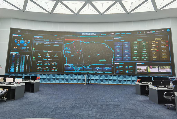 图为奉贤区城运中心平台上的场景数据库。（采访对象供图）.jpg